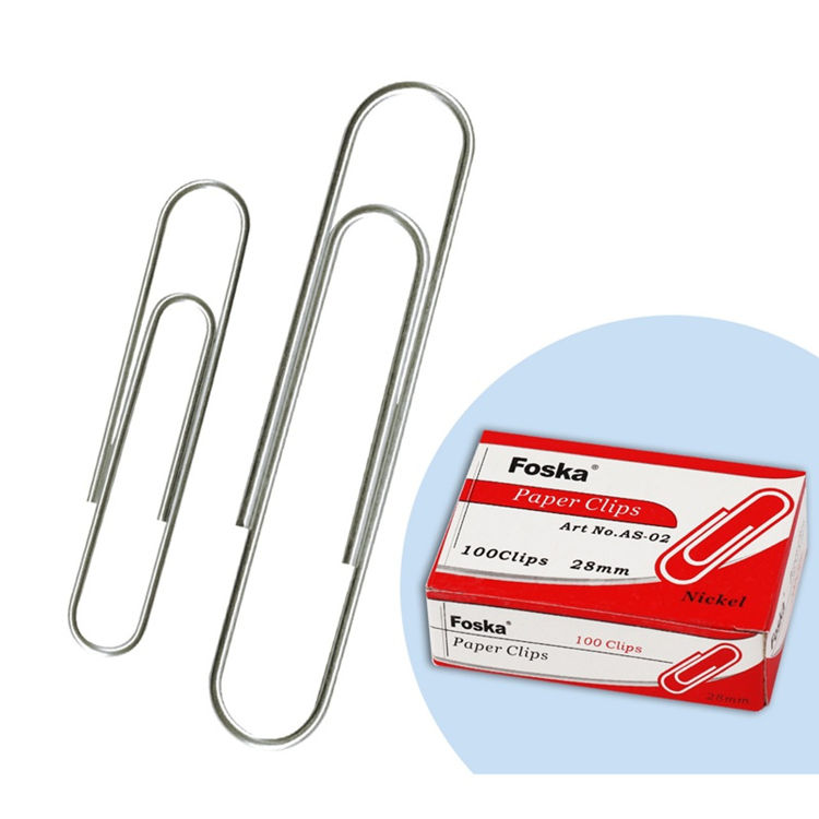 Picture of 3097 FOSKA PAPER CLIPS 50MM X 100 CLIPS